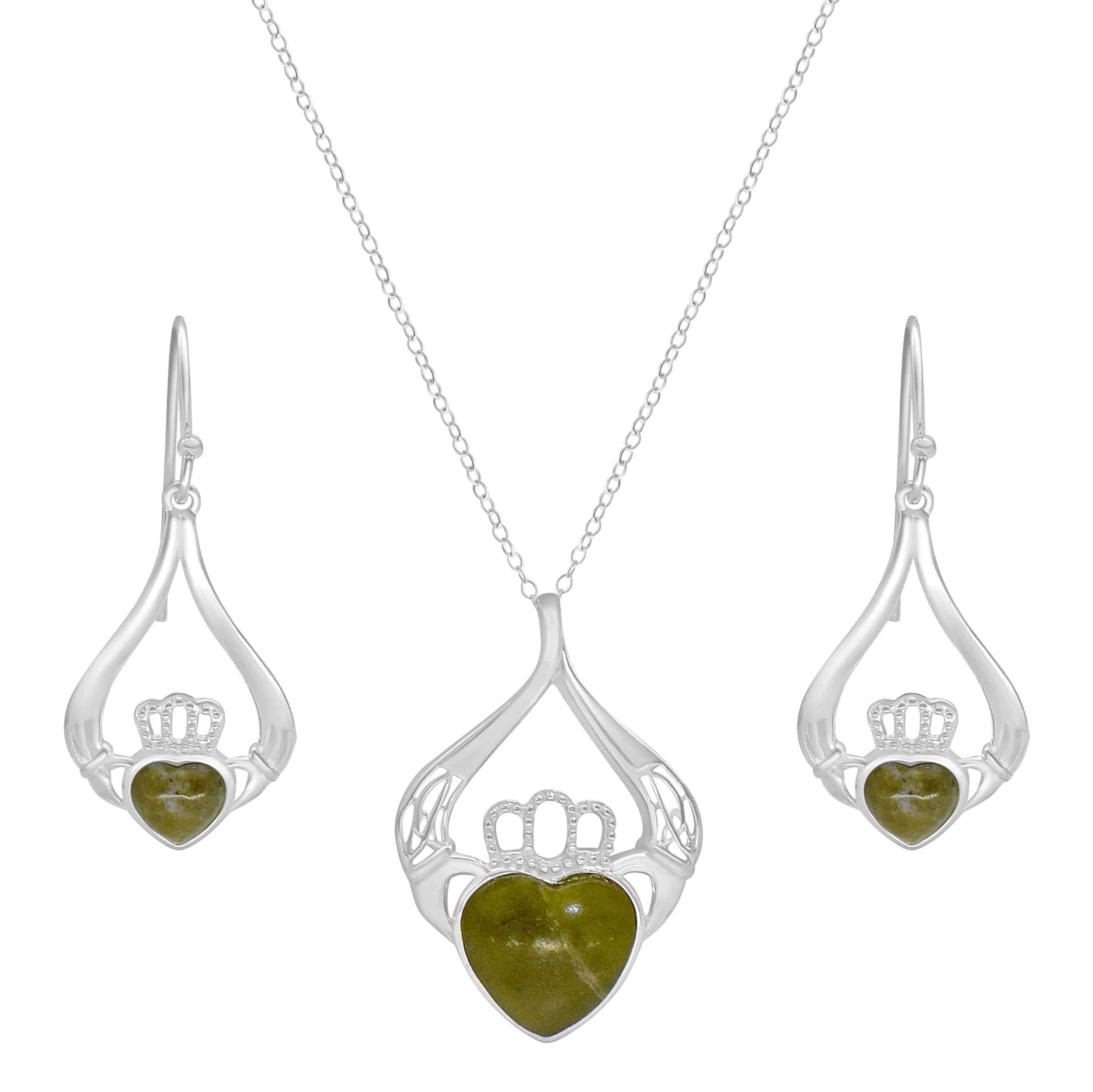 Claddagh Collection Connemara Marble