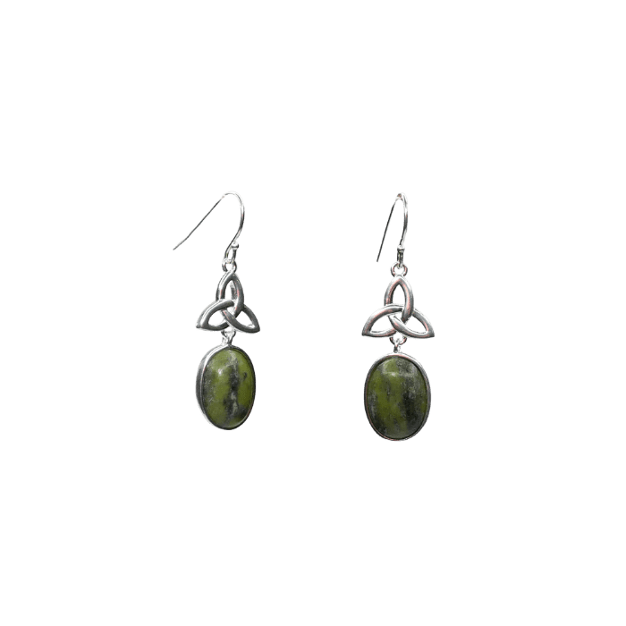 Colours of Ireland Trinity Knot Earrings