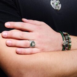 Shamrock Charm Hippy Bracelet