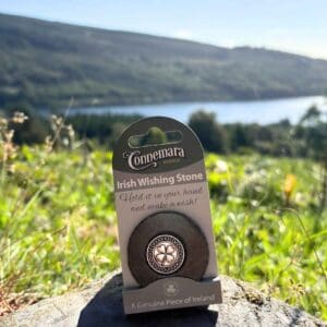 Wishing stone makes a thoughtful Irish Gift. Made from 100% genuine and natural gemstone Connemara marble. A true piece of Ireland.