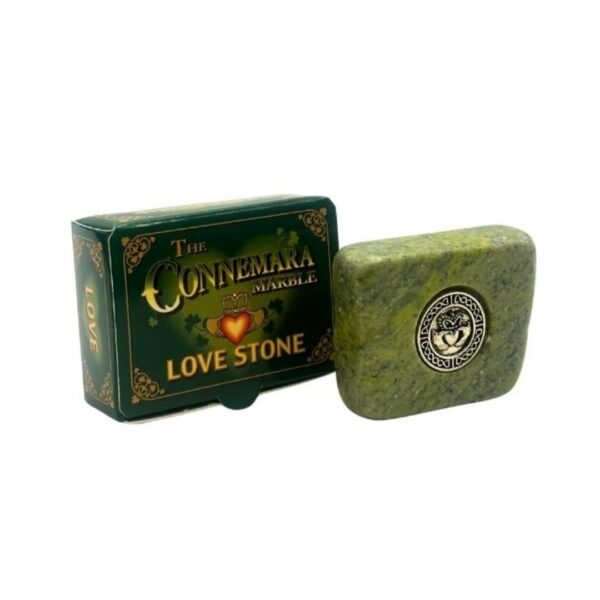 Claddagh Love Stone, a genuine piece of Connemara Marble with a Claddagh disc. Symbolic Irish Symbol of Love, Loyalty&Friendship.