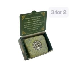 Claddagh Love Stone, a genuine piece of Connemara Marble with a Claddagh disc. Symbolic Irish Symbol of Love, Loyalty&Friendship.