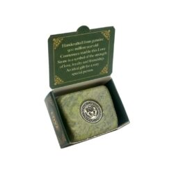 Claddagh Love Stone, a genuine piece of Connemara Marble with a Claddagh disc. Symbolic Irish Symbol of Love, Loyalty&Friendship.