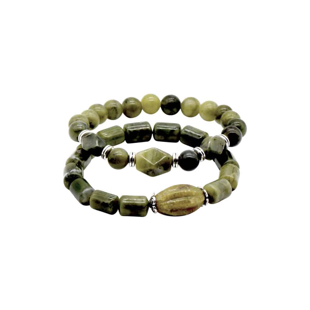 Irish Celtic Bracelets Marble Bracelets - Connemara Marble