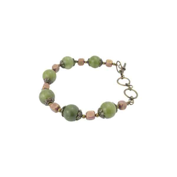 Vintage Connemara Marble Bracelet