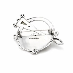 Tara Brooch. Hand crafted with genuine Connemara Marble and hallmarked Irish Sterling Silver. The magic and mystique of Ireland.