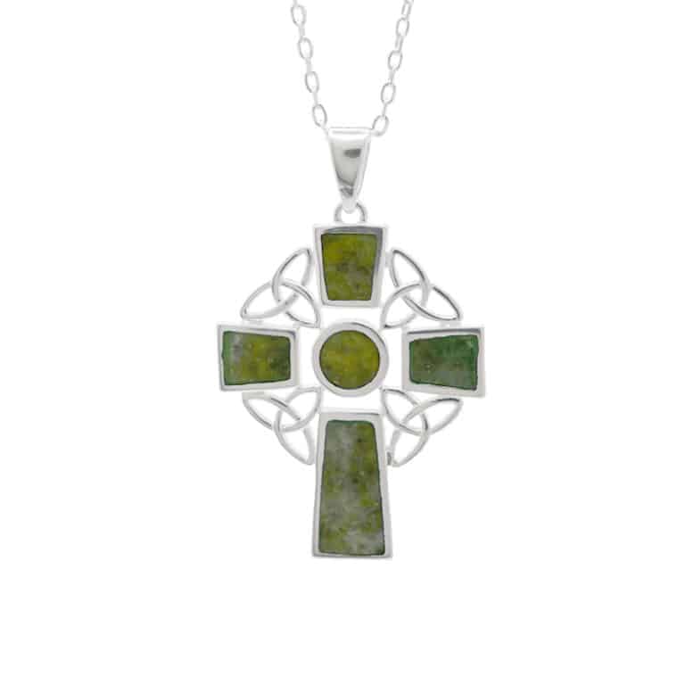 celtic cross - Connemara Marble