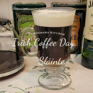 National Irish Coffee Day is January 25th here in Ireland. Read the history behind the infamous coffee on our blog. Visit our Connemara Kitchen for all our artisan coffee collection.