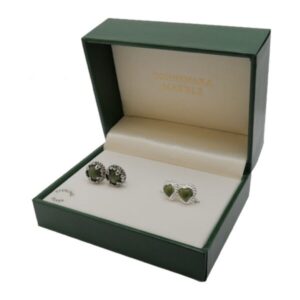 Our Set of 2 Connemara Marble Earrings are the perfect addition to your jewelry collection. Studs made of Sterling Silver