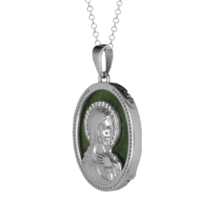 Our Mother Mary silver pendant is hand crafted in Ireland. Whether worn for faith, heritage, or style, this piece embodies Irish craftsmanship and devotion.