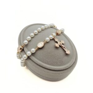Our Irish rosary bracelet is perfect for Holy Communion or any time of year. Presented in a velvet gift boxed. A lasting symbol of prayer and tradition.