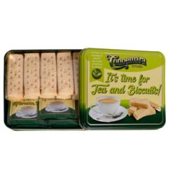 Shortbread biscuits and Irish afternoon tea Connemara Kitchen. The smooth green leaf tea with the rich, buttery flavor of shortbread is such a treat.