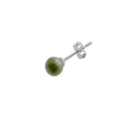 Silver stud Connemara Marble earrings. Hand crafted in Ireland with our natural and unique gemstone found only in the West of Ireland.