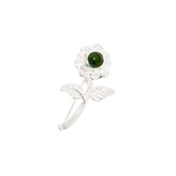 Connemara Marble Irish Rose sterling silver brooch or sweater pin. Hand crafted in Ireland and part of our special event. Presented gift boxed.