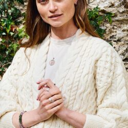 Lucky Irish Coin Sterling Silver Pendant