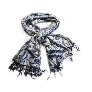 Black and Grey Pashmina Scarf from Ireland