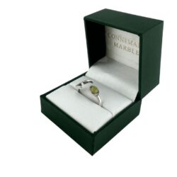 Sun and Moon silver Connemara Marble ring. 