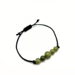 Smooth, cooling round beads of genuine, unique Connemara Beads fashioned into a classic bracelet. A wonderful authentic gift from Ireland.