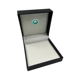 Hinged gift box Connemara Marble Jewelry and Irish Gifts.