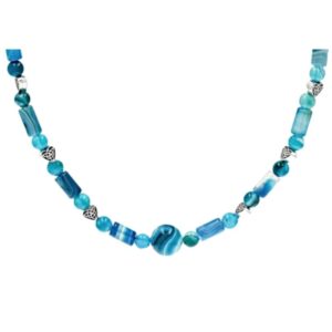 Blue Agate Necklace