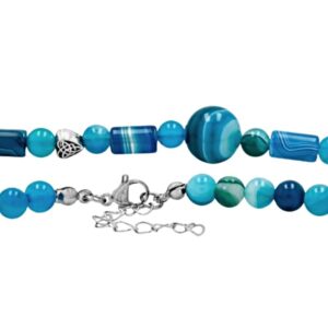 Blue Agate Necklace